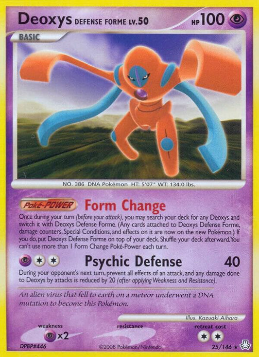 Pokemon Deoxys [Defense Forme] 25/146 Legends Awakened