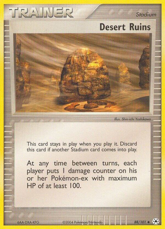 Pokemon Desert Ruins 88/101 Hidden Legends
