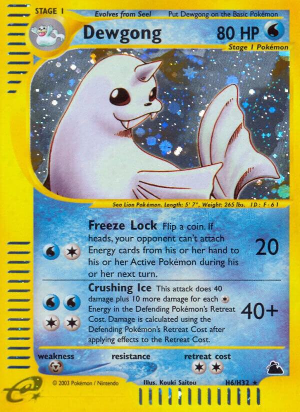 Pokemon Dewgong H6/144 Skyridge
