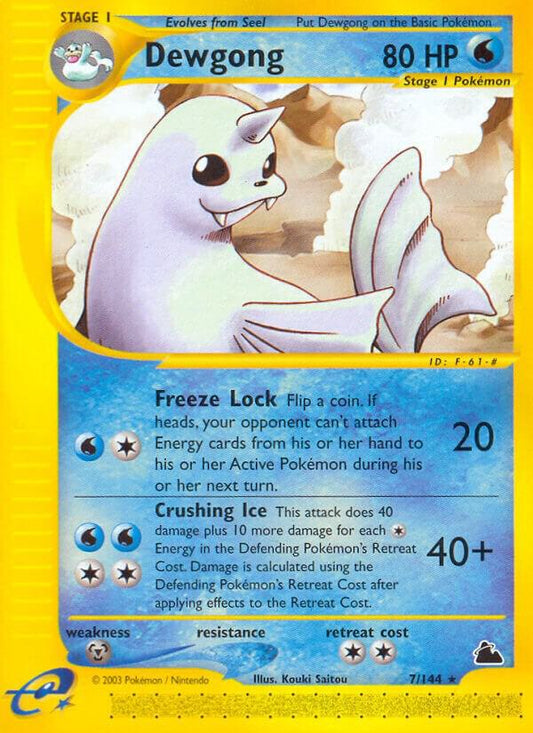 Pokemon Dewgong 7/144 Skyridge