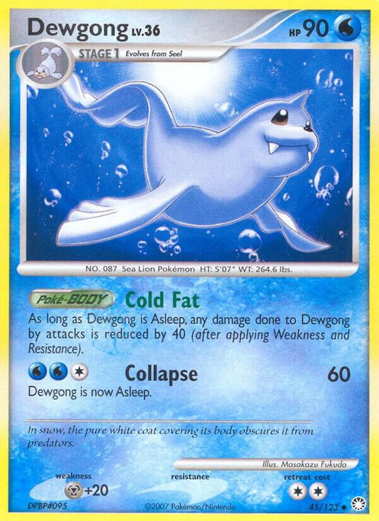 Pokemon Dewgong 45/123 Mysterious Treasures
