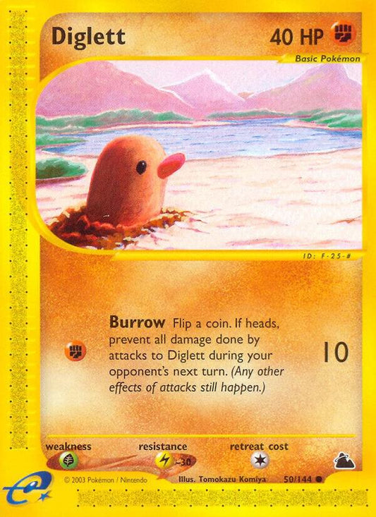 Pokemon Diglett 50/144 Skyridge