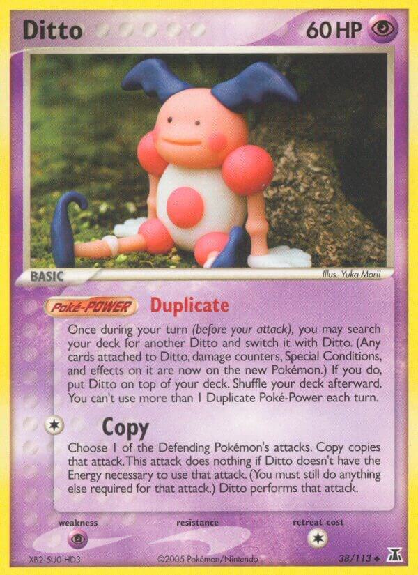 Pokemon Ditto [Mr. Mime] 38/113 Delta Species