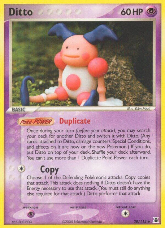 Pokemon Ditto [Mr. Mime] 38/113 Delta Species