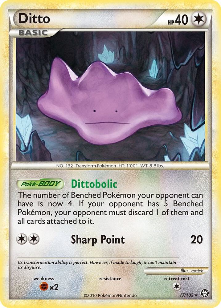 Pokemon Ditto 17/102 Triumphant