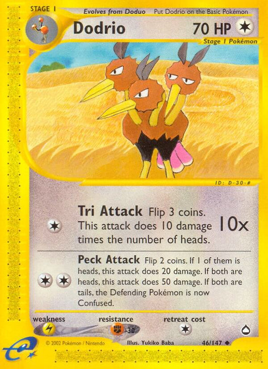 Pokemon Dodrio 46/147 Aquapolis