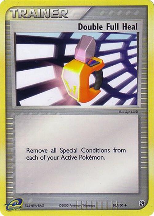 Pokemon Double Full Heal 86/100 Sandstorm