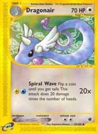 Pokemon Dragonair 75/165 Expedition Base Set
