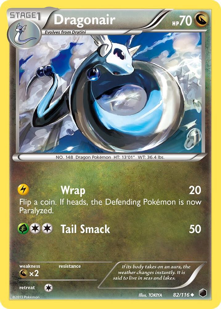 Pokemon Dragonair 82/116 Plasma Freeze
