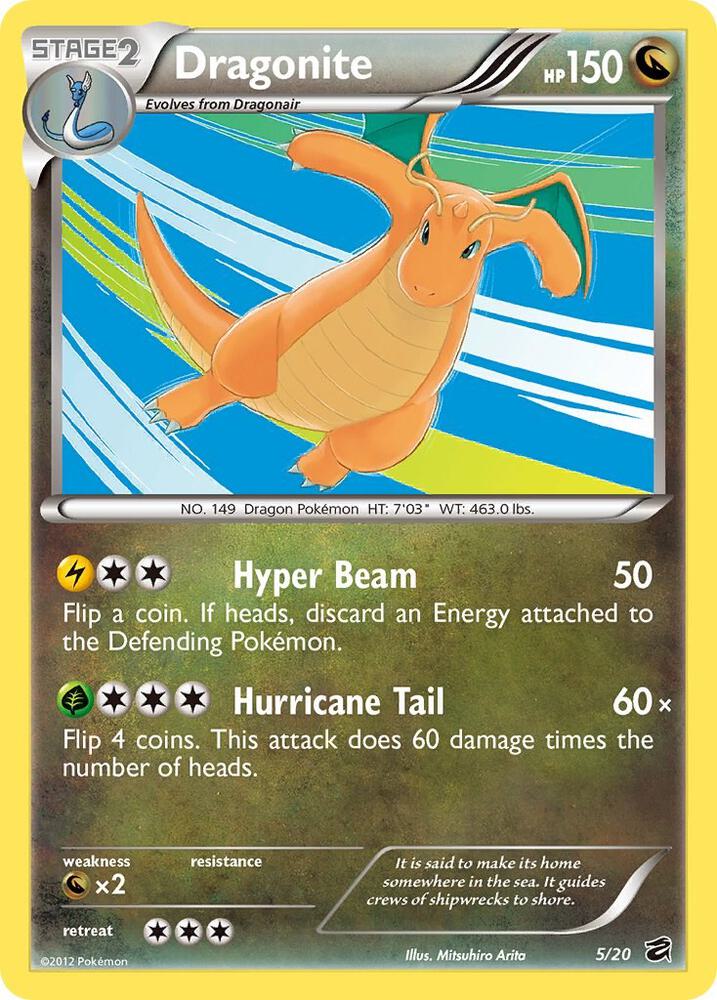 Pokemon Dragonite 5/20 Dragon Vault