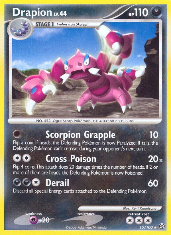 Pokemon Drapion 15/100 Stormfront