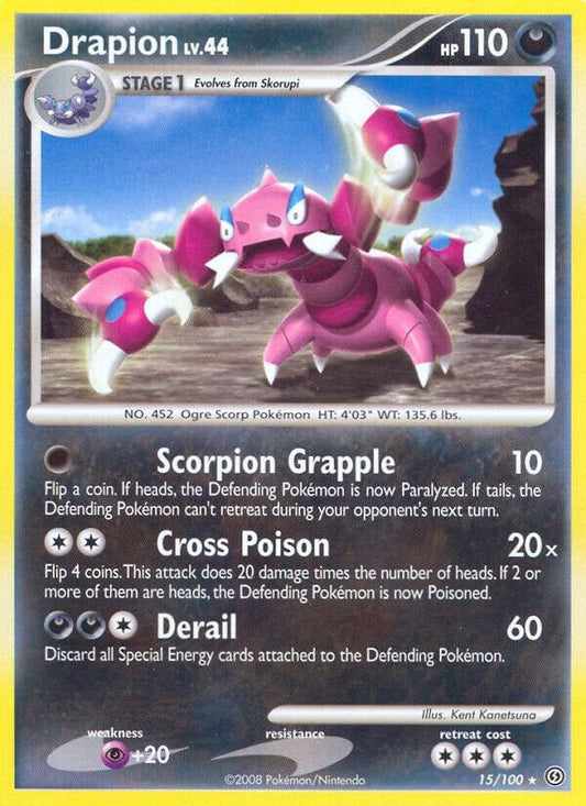 Pokemon Drapion 15/100 Stormfront
