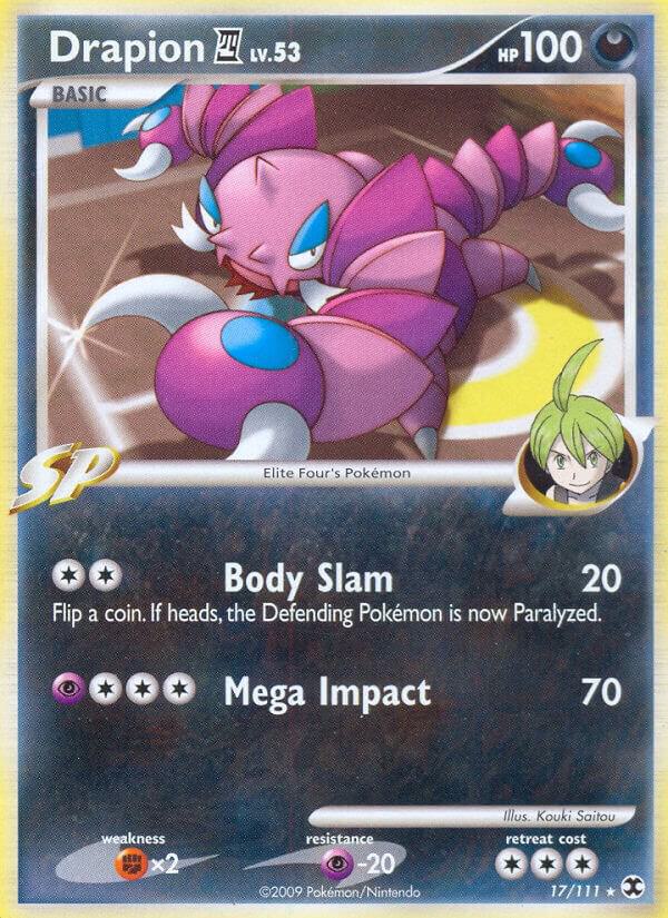 Pokemon Drapion E4 17/111 Rising Rivals