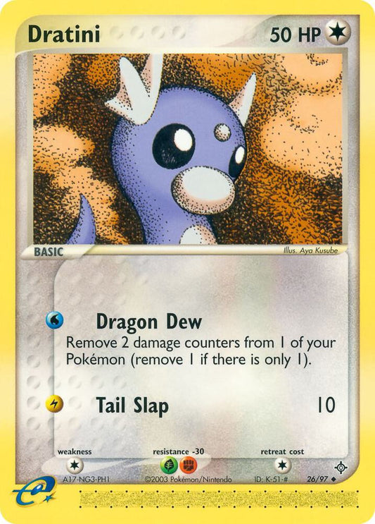 Pokemon Dratini 26/100 Dragon