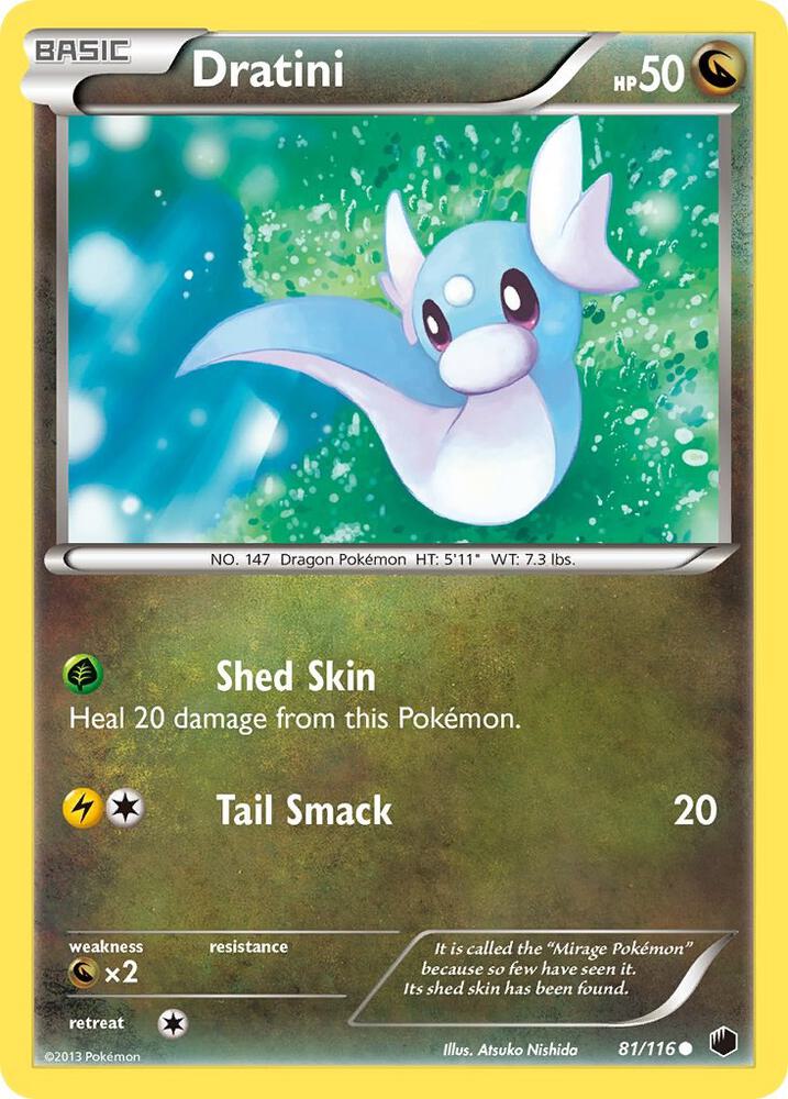 Pokemon Dratini 81/116 Plasma Freeze