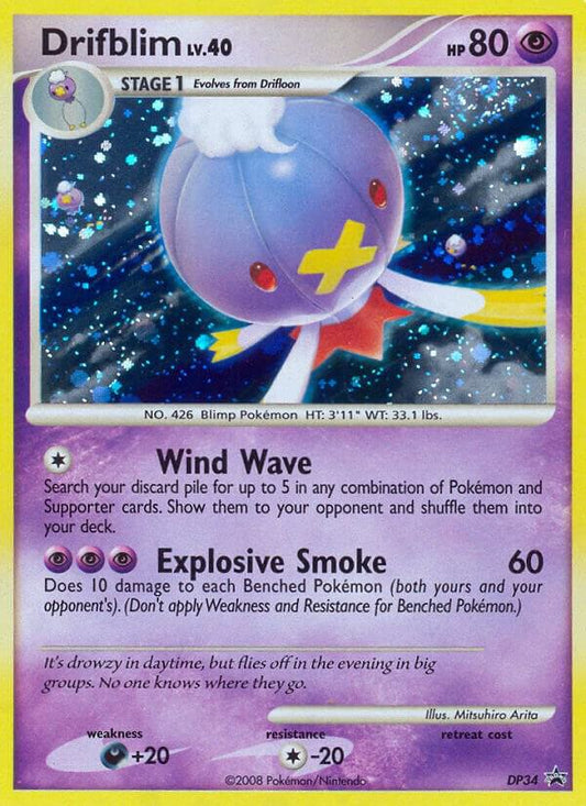 Pokemon Drifblim DP34 Diamond & Pearl Promos
