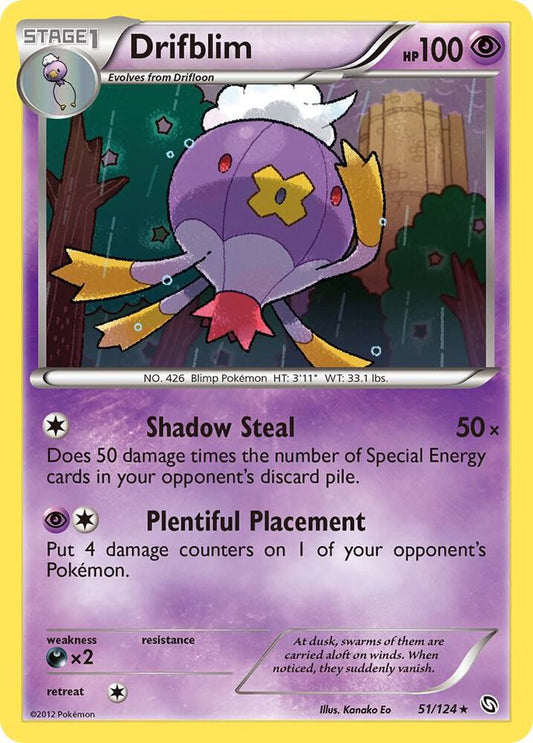 Pokemon Drifblim 51/124 Dragons Exalted