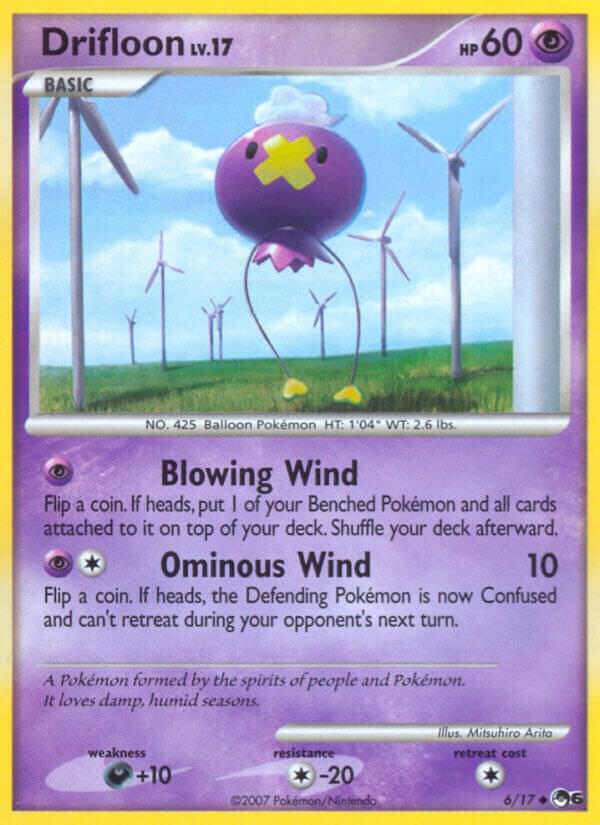 Pokemon Drifloon 6/17 POP Series 6