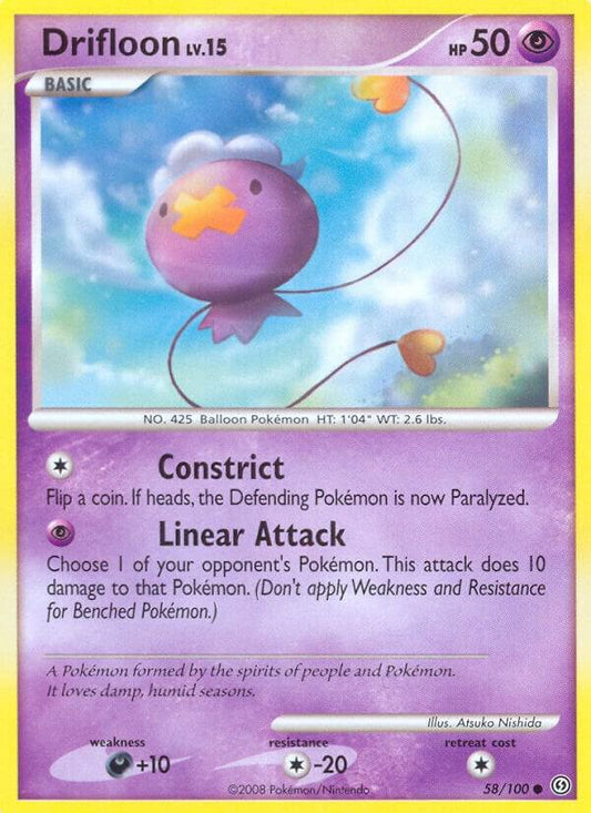 Pokemon Drifloon 58/100 Stormfront