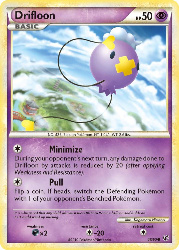 Pokemon Drifloon 46/90 Undaunted