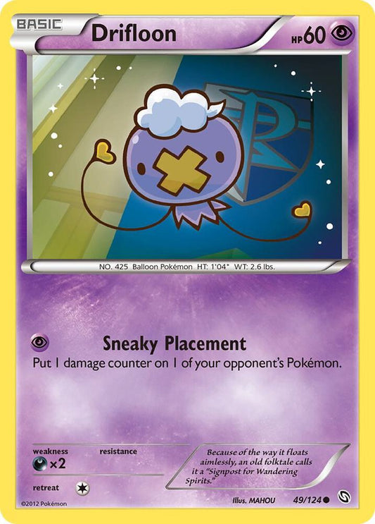 Pokemon Drifloon 49/124 Dragons Exalted