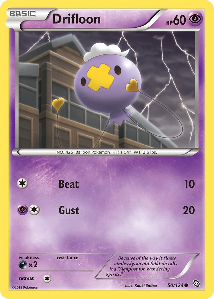 Pokemon Drifloon 50/124 Dragons Exalted