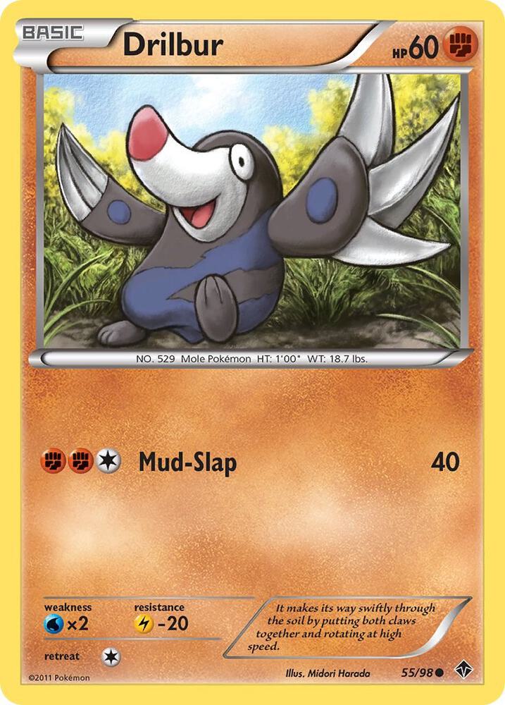 Pokemon Drilbur 55/98 Emerging Powers