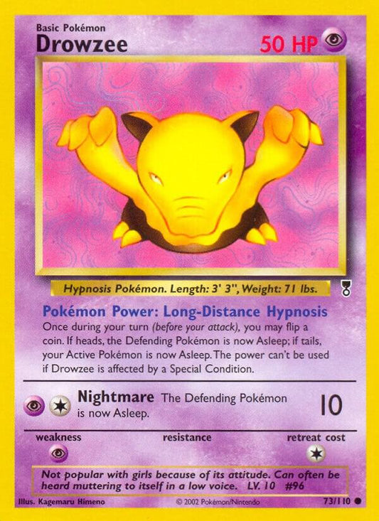 Pokemon Drowzee 73/110 Legendary Collection