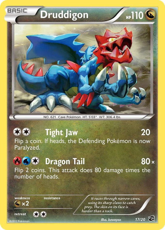 Pokemon Druddigon 17/20 Dragon Vault