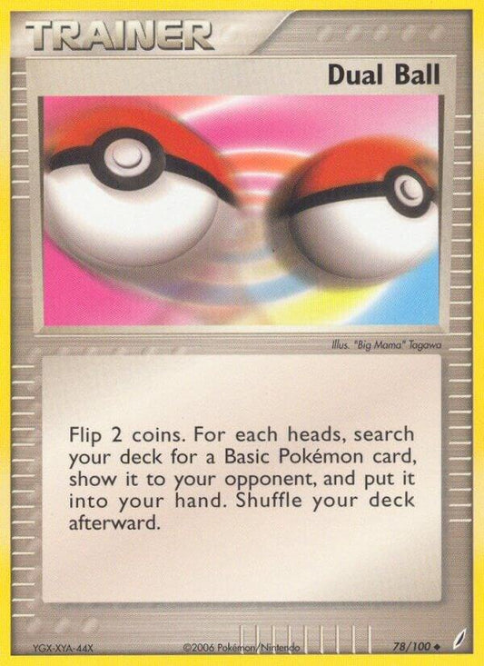 Pokemon Dual Ball 78/100 Crystal Guardians