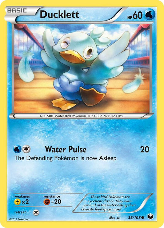Pokemon Ducklett 35/108 Dark Explorers