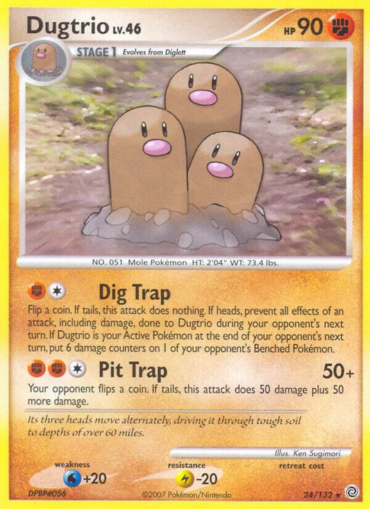 Pokemon Dugtrio 24/132 Secret Wonders