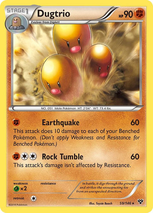 Pokemon Dugtrio 59/146 XY