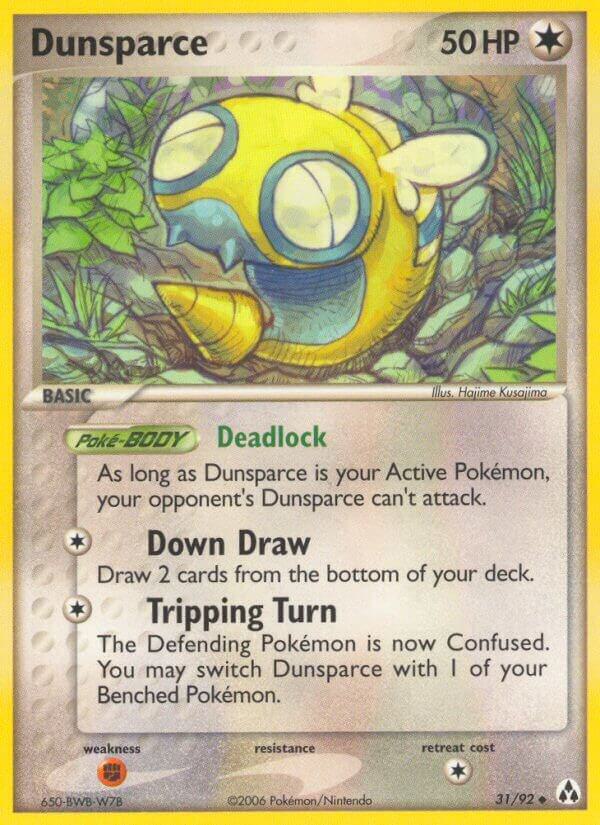 Pokemon Dunsparce 31/92 Legend Maker