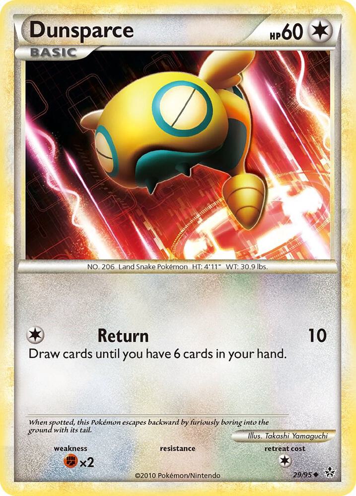 Pokemon Dunsparce 29/95 Unleashed