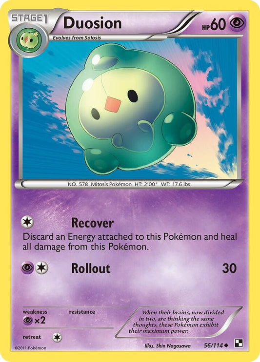 Pokemon Duosion 56/114 Black & White