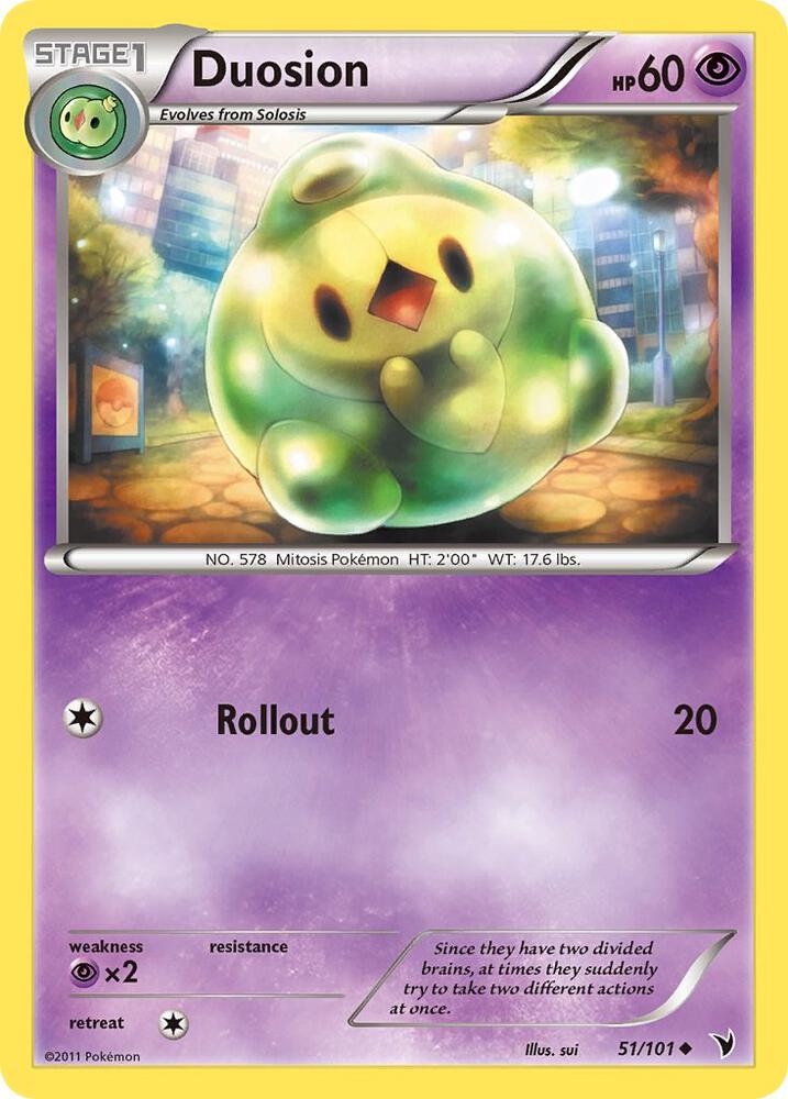 Pokemon Duosion 51/101 Noble Victories