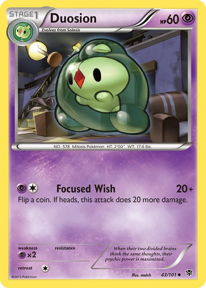 Pokemon Duosion 43/101 Plasma Blast