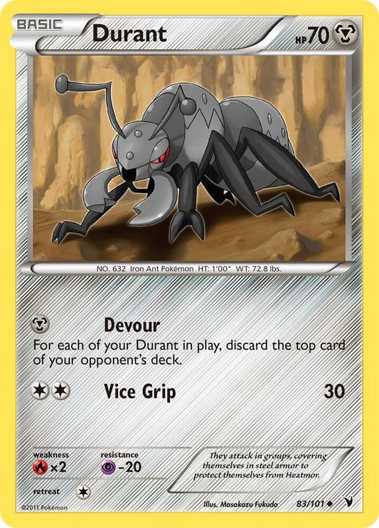 Pokemon Durant 83/101 Noble Victories