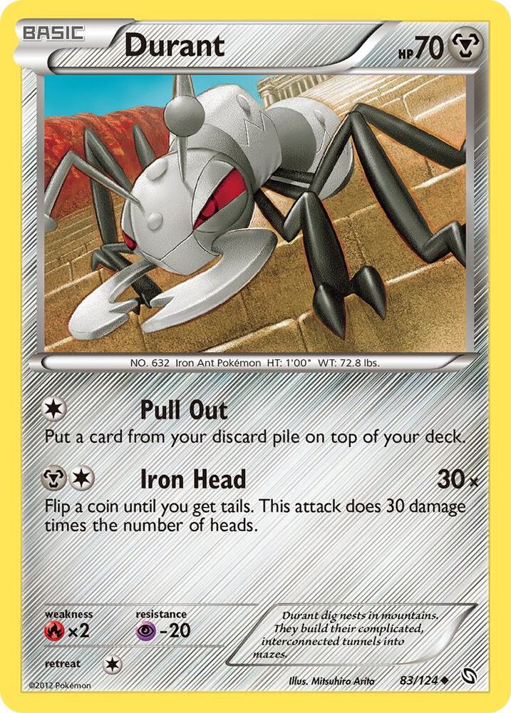 Pokemon Durant 83/124 Dragons Exalted