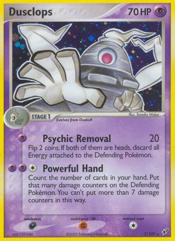 Pokemon Dusclops 7/107 Deoxys
