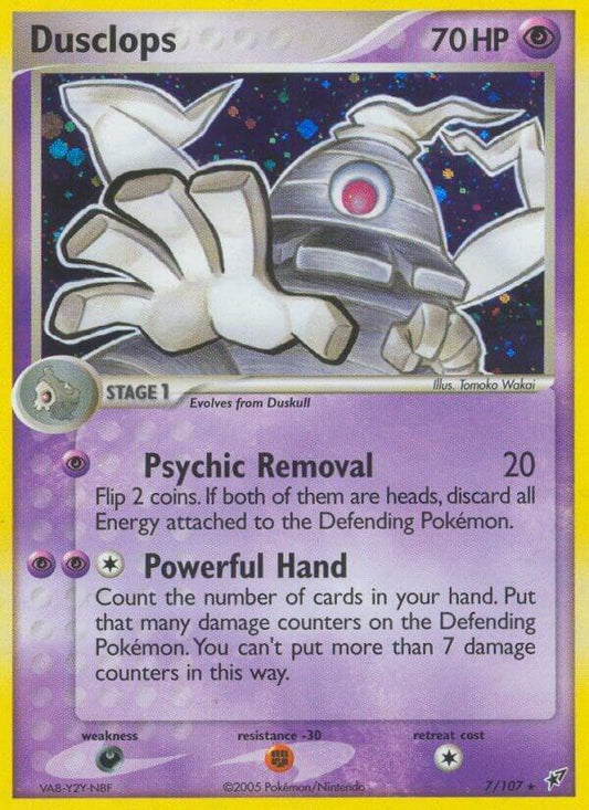 Pokemon Dusclops 7/107 Deoxys
