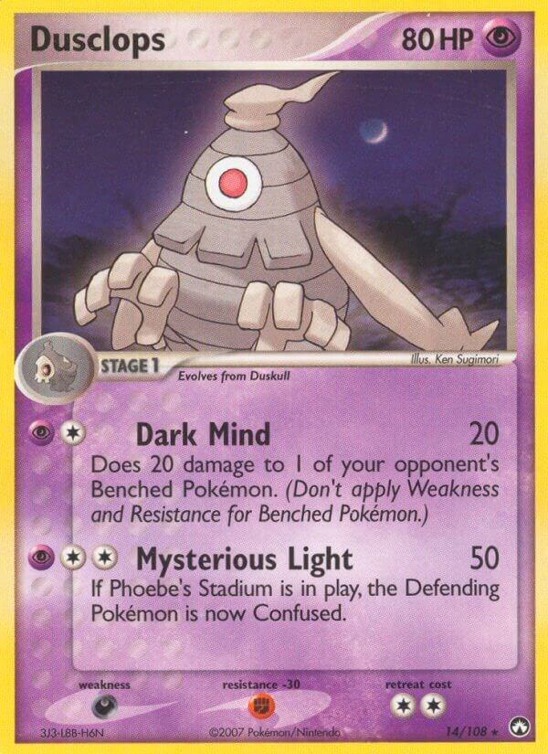 Pokemon Dusclops 14/108 Power Keepers