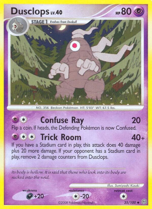 Pokemon Dusclops 35/100 Stormfront