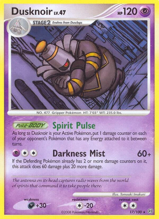 Pokemon Dusknoir 17/100 Stormfront
