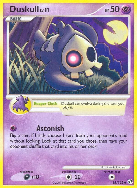 Pokemon Duskull 86/132 Secret Wonders