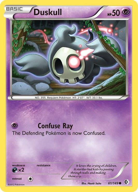 Pokemon Duskull 61/149 Boundaries Crossed