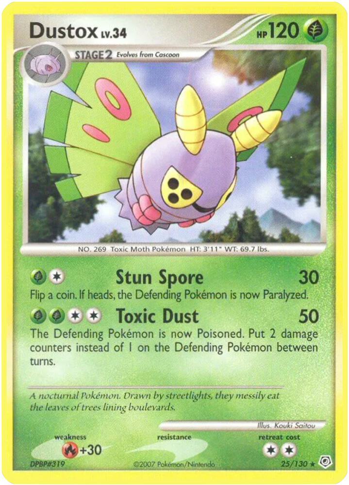 Pokemon Dustox 25/130 Diamond & Pearl
