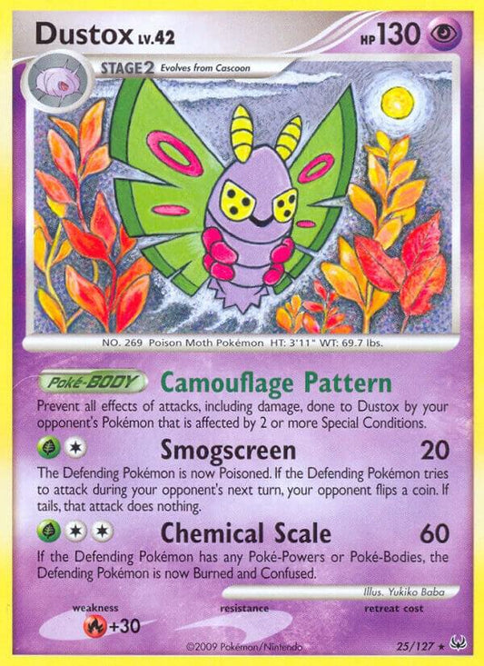 Pokemon Dustox 25/127 Platinum
