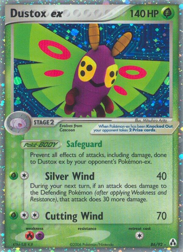 Pokemon Dustox ex 86/92 Legend Maker